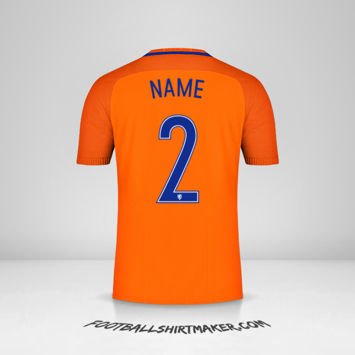 Shirt Netherlands 2016 -  name - 2