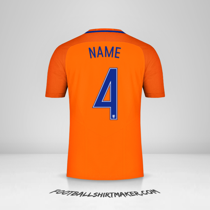Shirt Netherlands 2016 -  name - 4