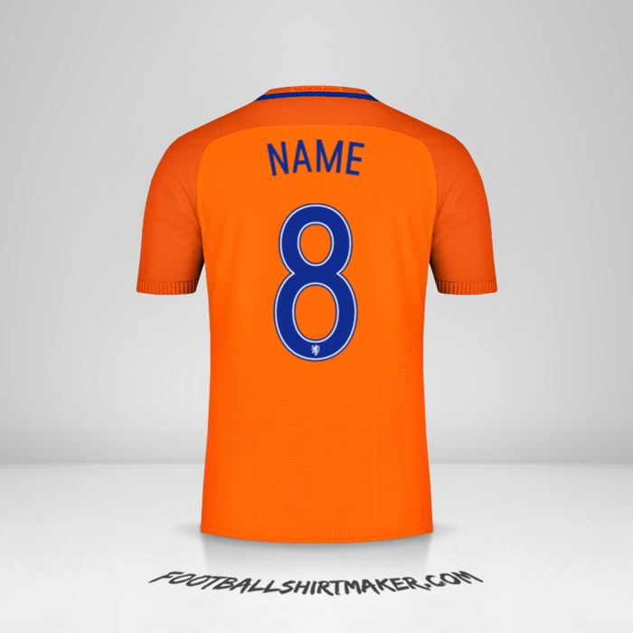 Trikot Niederlande 2016 -  name - 8