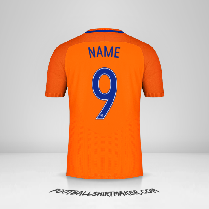 Shirt Netherlands 2016 -  name - 9
