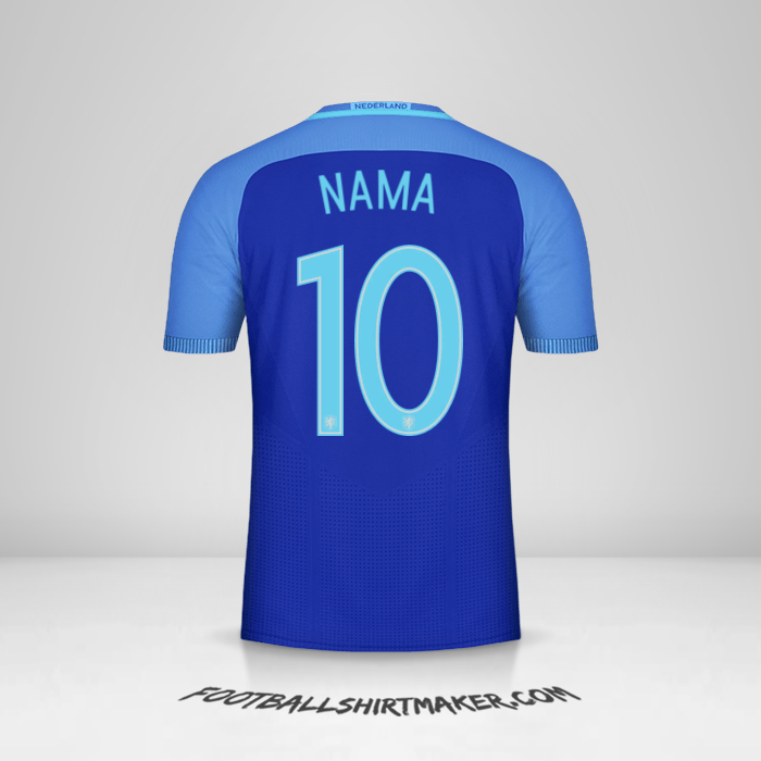 Jersey Belanda 2016 Alternatif -  nama - 10