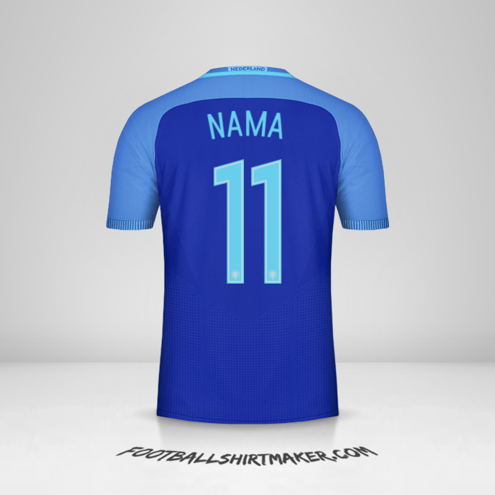 Jersey Belanda 2016 Alternatif -  nama - 11