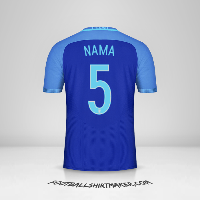 Jersey Belanda 2016 Alternatif -  nama - 5