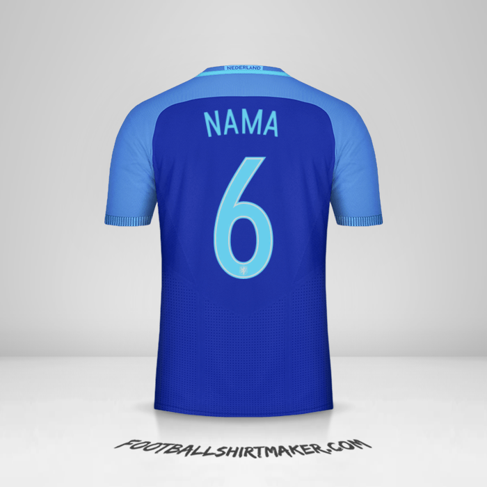 Jersey Belanda 2016 Alternatif -  nama - 6