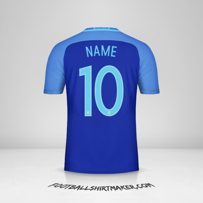 Jersey Netherlands 2016 Away -  name - 10