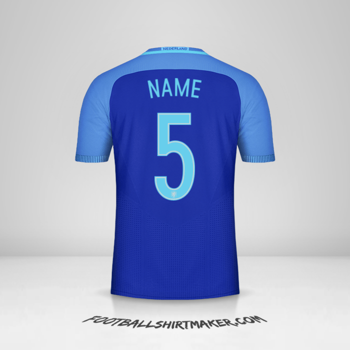 Trikot Niederlande 2016 Auswärts -  name - 5