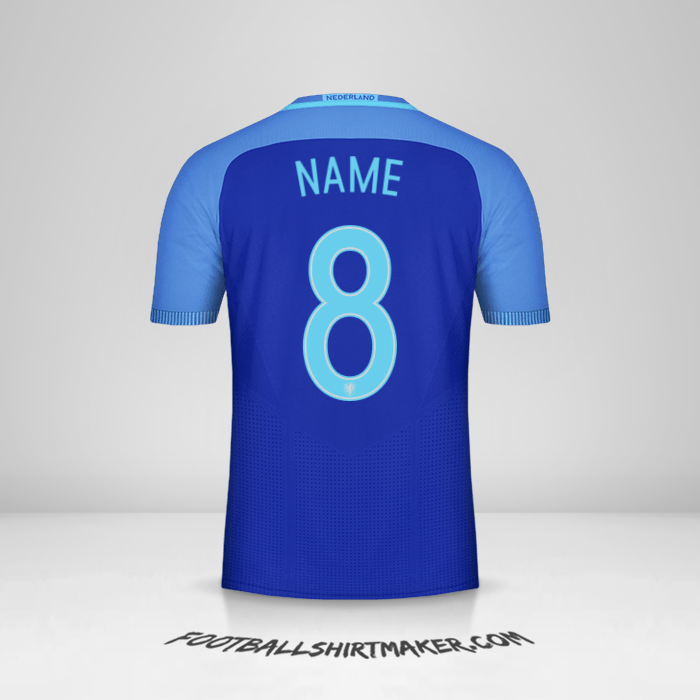 Shirt Netherlands 2016 Away -  name - 8