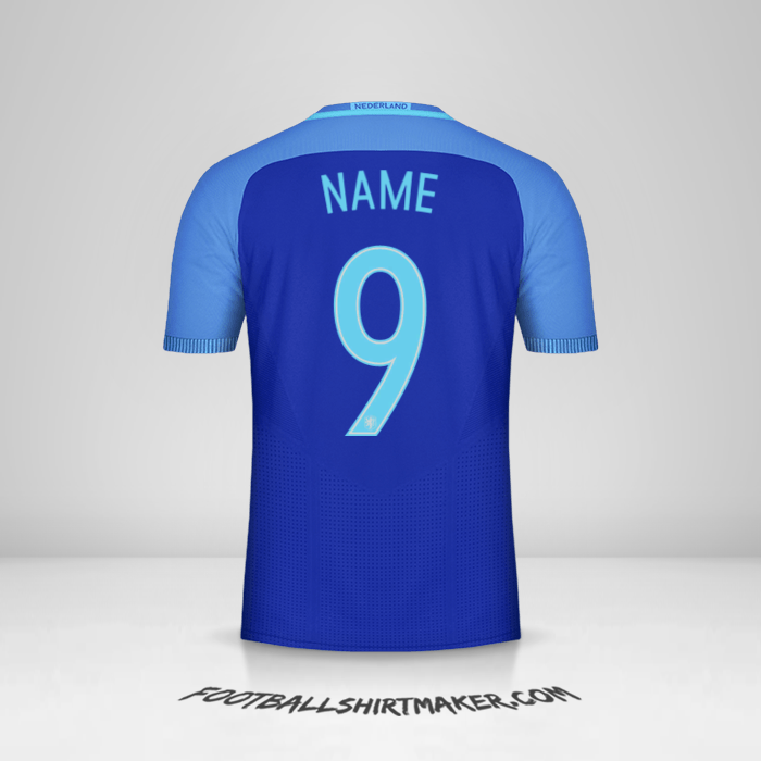 Shirt Netherlands 2016 Away -  name - 9