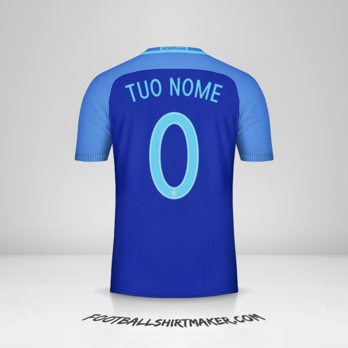 Maglia Paesi Bassi 2016 II -  tuo nome - 0