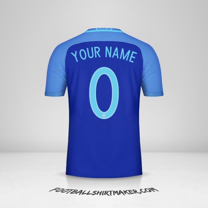 Shirt Netherlands 2016 II -  your name - 0