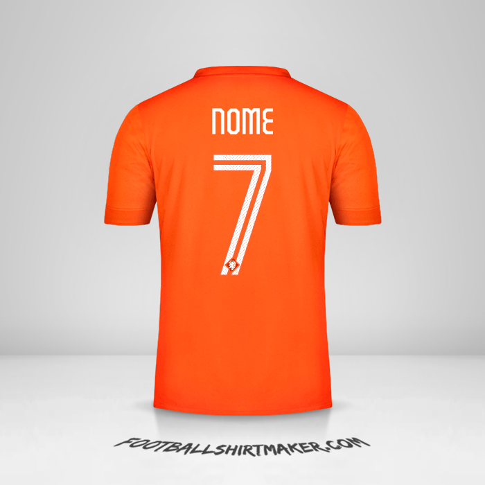 Maglia Paesi Bassi 2014/15 -  nome - 7