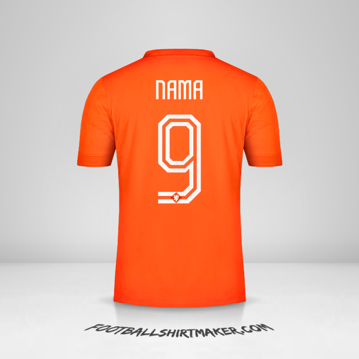 Jersey Belanda 2014/15 -  nama - 9