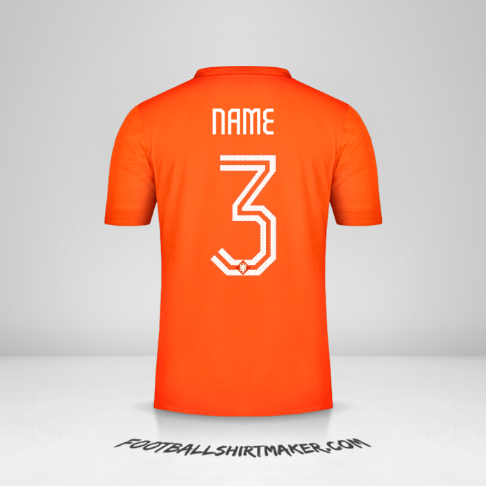 Shirt Netherlands 2014/15 -  name - 3
