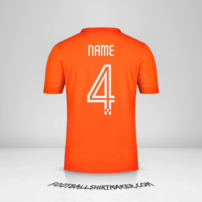 Shirt Netherlands 2014/15 -  name - 4