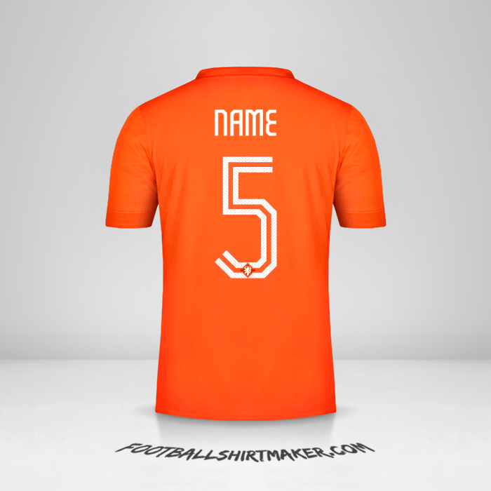 Shirt Netherlands 2014/15 -  name - 5