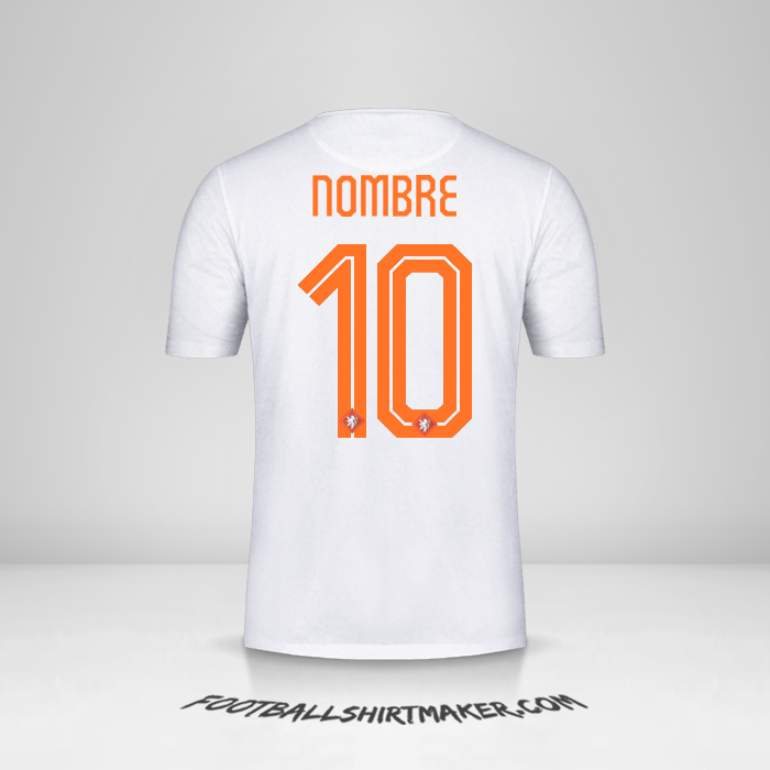 Jersey Paises Bajos 2015 Visita -  nombre - 10