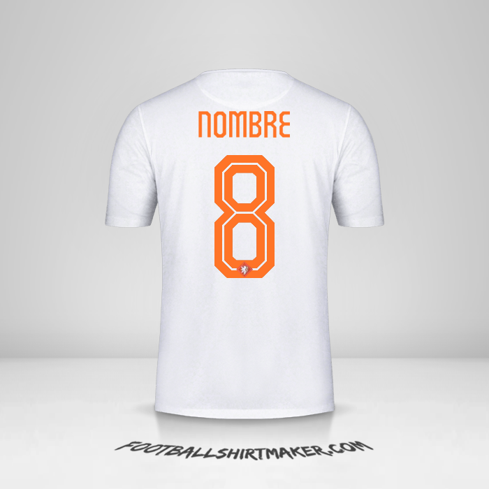 Jersey Paises Bajos 2015 Visita -  nombre - 8