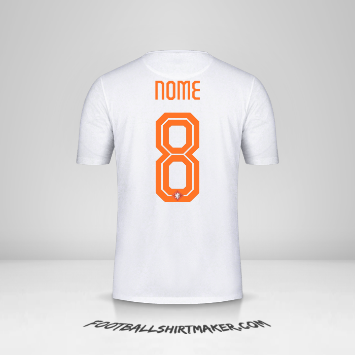 Camisola Países Baixos 2015 Alternativa -  nome - 8