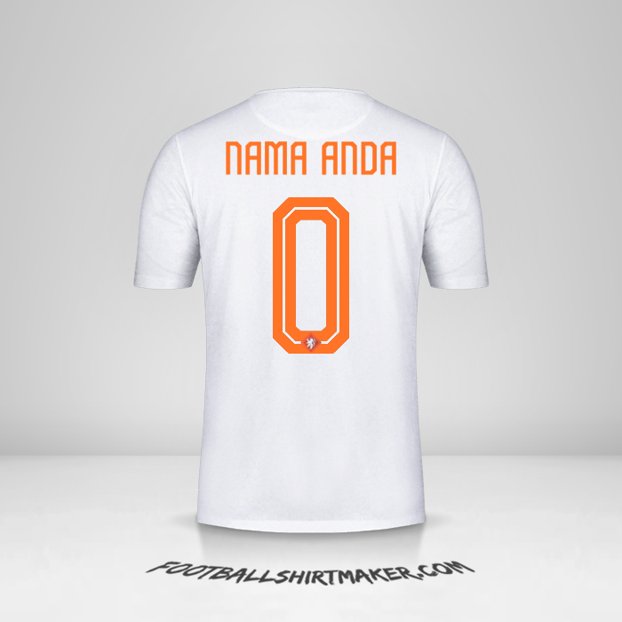 Jersey Belanda 2015 II -  nama anda - 0