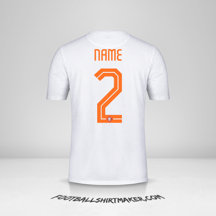 Trikot Niederlande 2015 Auswärts -  name - 2
