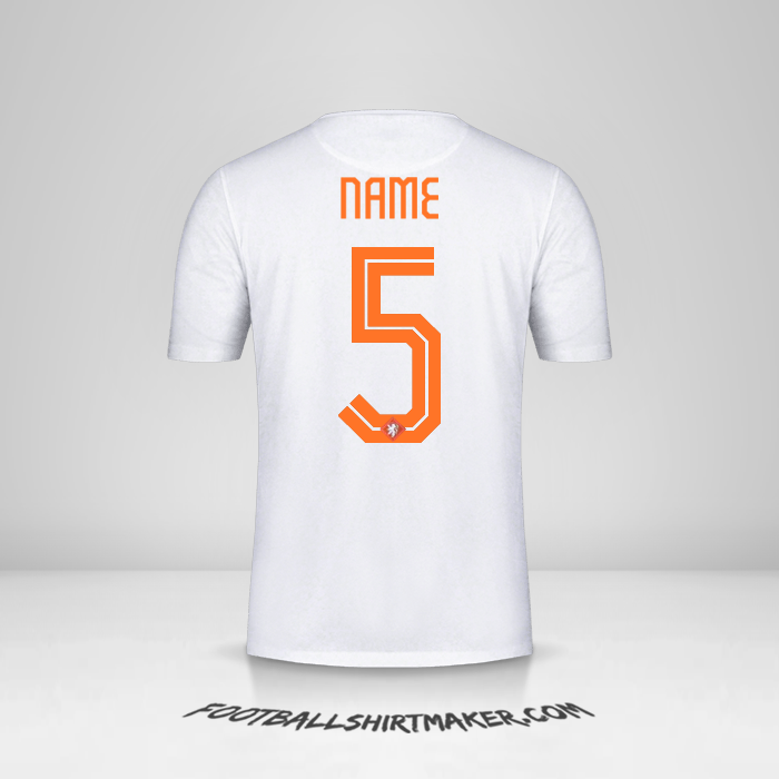Jersey Netherlands 2015 Away -  name - 5