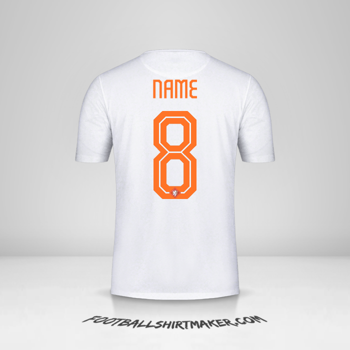 Jersey Netherlands 2015 Away -  name - 8