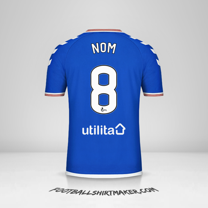 Maillot Rangers FC 2019/20 -  nom - 8