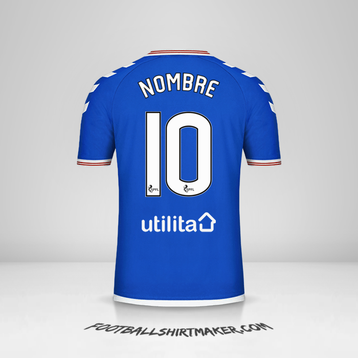 Jersey Rangers FC 2019/20 -  nombre - 10