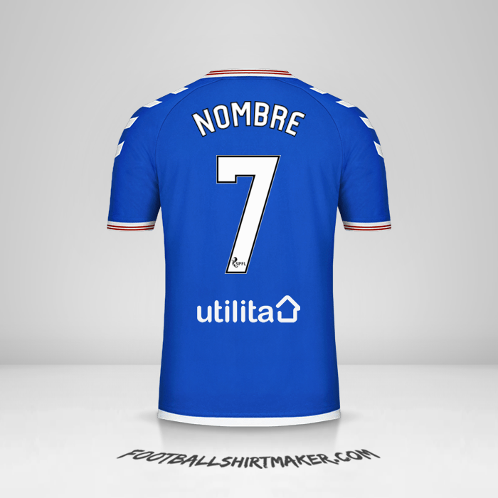Jersey Rangers FC 2019/20 -  nombre - 7