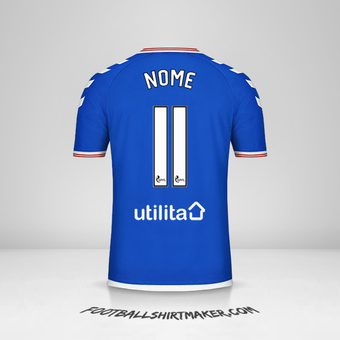 Camisa Rangers FC 2019/20 -  nome - 11
