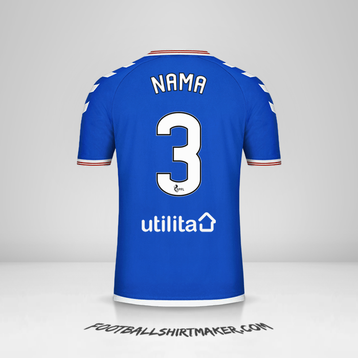 Jersey Rangers FC 2019/20 -  nama - 3