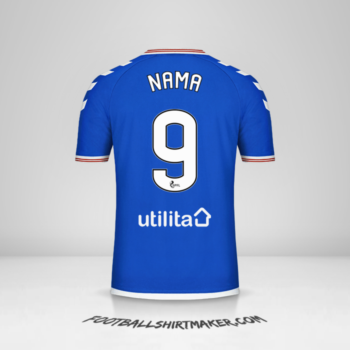 Jersey Rangers FC 2019/20 -  nama - 9