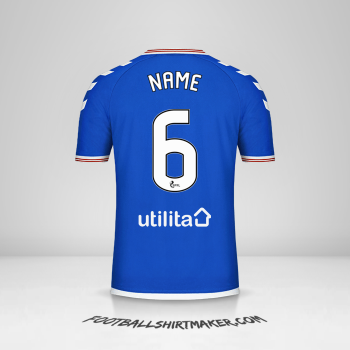 Shirt Rangers FC 2019/20 -  name - 6