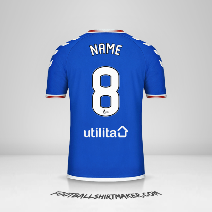 Trikot Rangers FC 2019/20 -  name - 8