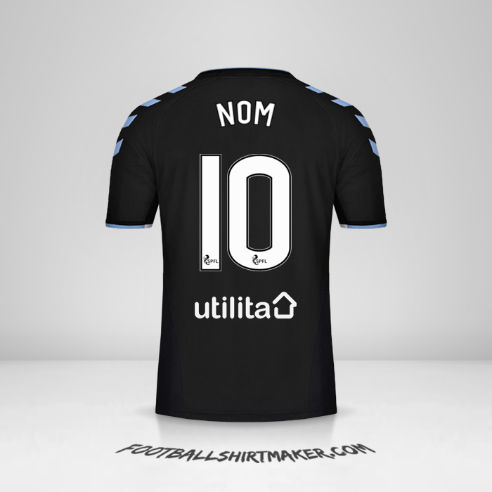 Maillot Rangers FC 2019/20 Extérieur -  nom - 10