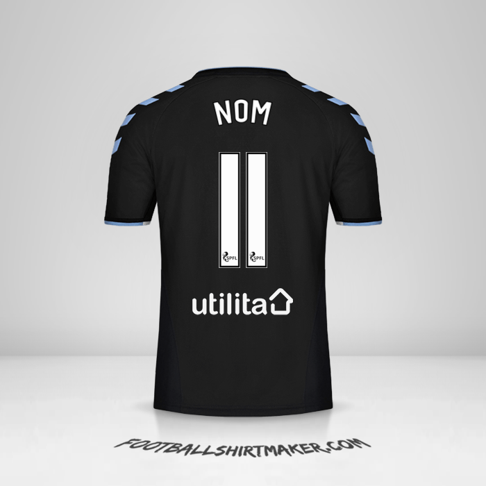 Maillot Rangers FC 2019/20 Extérieur -  nom - 11