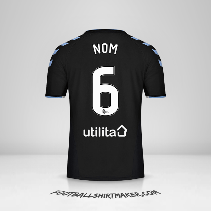 Maillot Rangers FC 2019/20 Extérieur -  nom - 6