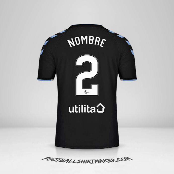 Jersey Rangers FC 2019/20 Visita -  nombre - 2