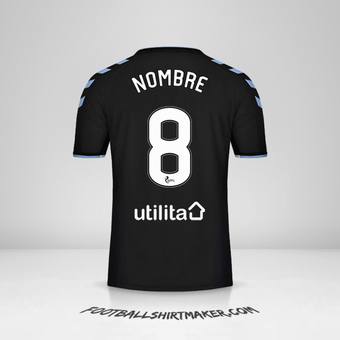 Jersey Rangers FC 2019/20 Visita -  nombre - 8