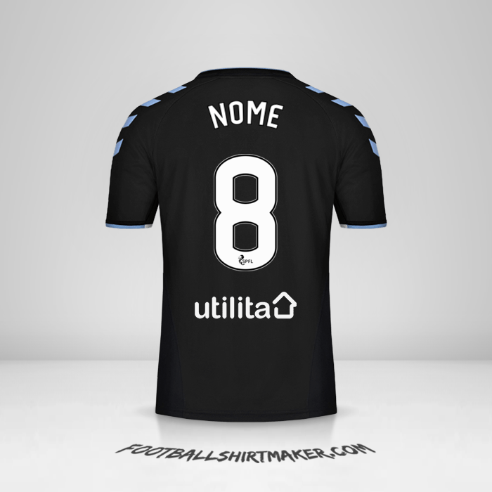 Maglia Rangers FC 2019/20 Seconda -  nome - 8