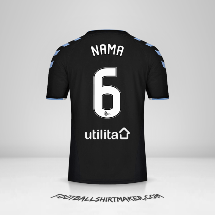 Jersey Rangers FC 2019/20 Alternatif -  nama - 6