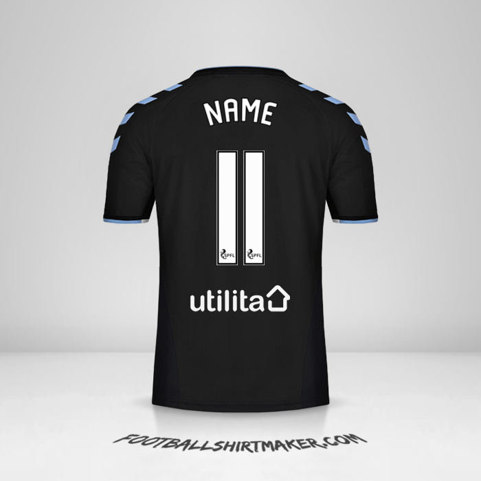 Trikot Rangers FC 2019/20 Auswärts -  name - 11