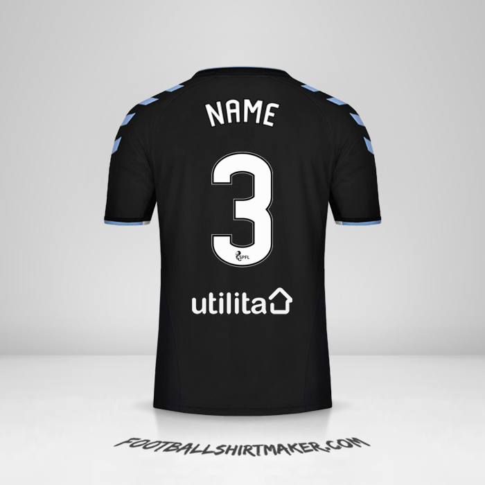 Trikot Rangers FC 2019/20 Auswärts -  name - 3