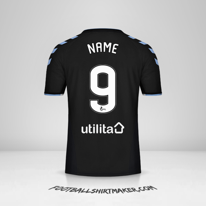 Shirt Rangers FC 2019/20 Away -  name - 9