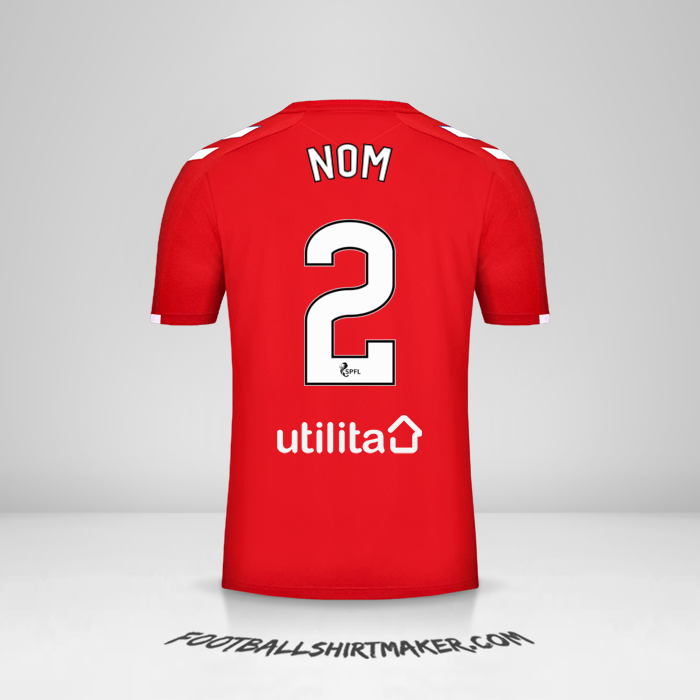 Maillot Rangers FC 2019/20 Troisième -  nom - 2