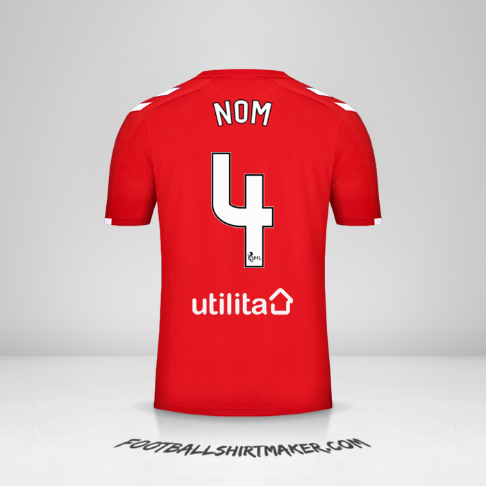 Maillot Rangers FC 2019/20 Troisième -  nom - 4