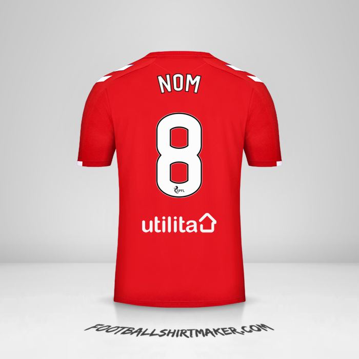 Maillot Rangers FC 2019/20 Troisième -  nom - 8
