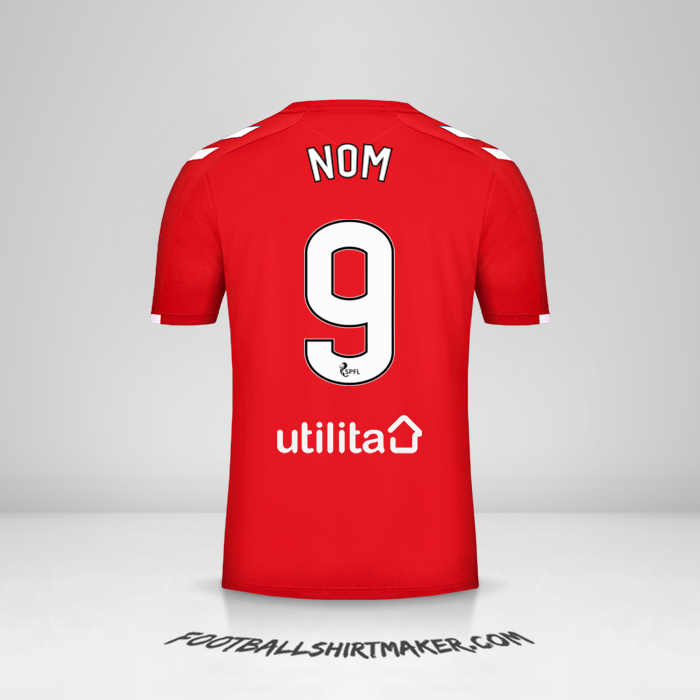 Maillot Rangers FC 2019/20 Troisième -  nom - 9