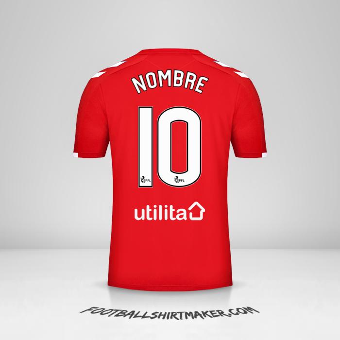 Jersey Rangers FC 2019/20 Tercera -  nombre - 10