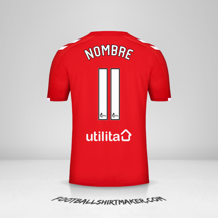 Jersey Rangers FC 2019/20 Tercera -  nombre - 11